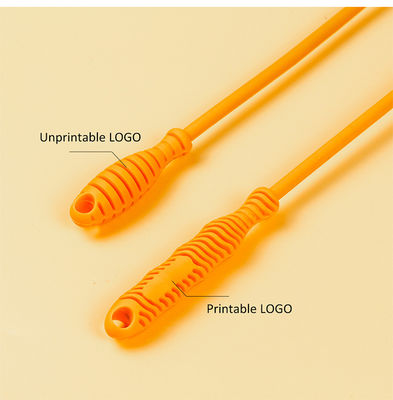 Orange 4cm Silicone Water Bottle Brush Multiscene For Cleaning