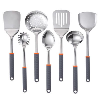 Stainless Steel Silicone Kitchen Utensils Nontoxic Practical