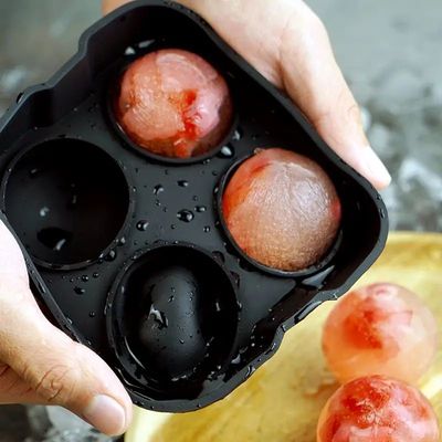 Harmless Silicone Ice Ball Mould Durable , Cold Resistant Ice Sphere Tray