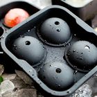 Harmless Silicone Ice Ball Mould Durable , Cold Resistant Ice Sphere Tray