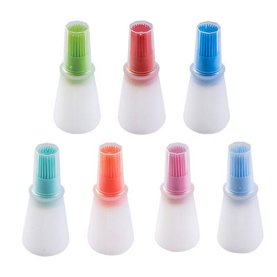 Nontoxic Silicone Kitchen Baking Tool Oil Bottle Brush Odorless For BBQ