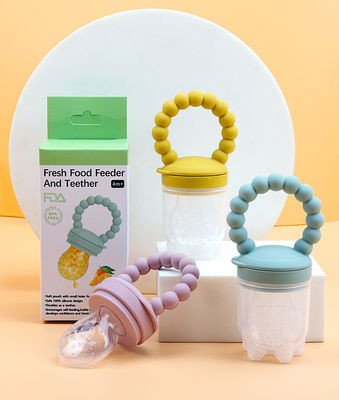 Durable Food Silicone Baby Teether Soft Flexible Harmless BPA Free