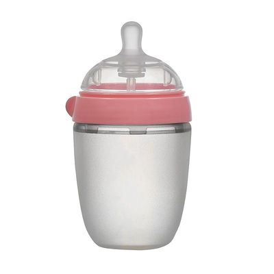 Portable Baby Feeding Tools Leakproof , 150ml Baby Milk Feeding Bottle With Handle