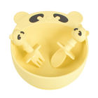 Heatproof Baby Feeding Tools Reusable , Practical Silicone Bowl And Spoon