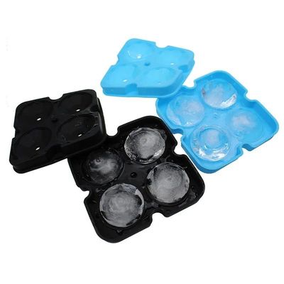 Portable Diamond Shaped Ice Cubes Mold Nontoxic Stackable Practical