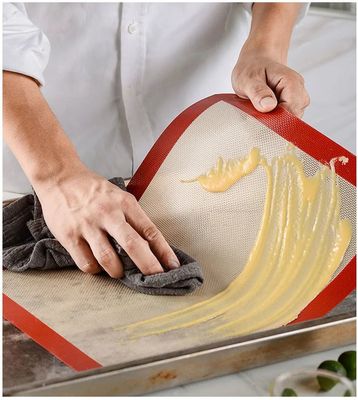 Fiberglass Dough Silicone Kneading Pad Lightweight Thickened