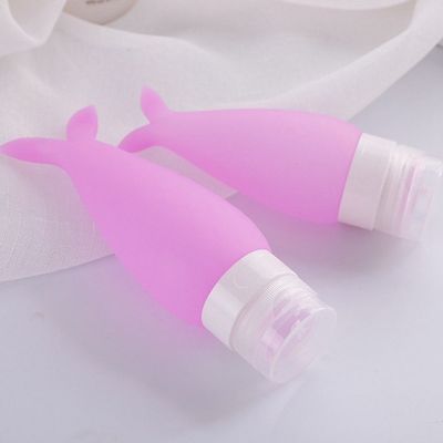 48ml/90ml Silicone Travel Bottles , Travel Size Containers With Customized Logo