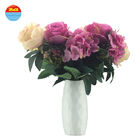 Well Designed Decorative Dining Table Vases , Elegant And Noble White Flower Vase