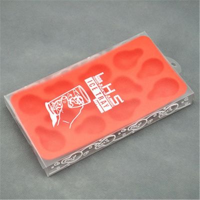 Eco-friendly homemade ice cream rolls maker Soft Certified Custom Logo popsic Reusable Silicone Ice Cube Tray