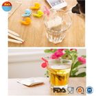 Customized Shape Silicone Glass Markers , No Plasticizer Stemless Wine Glass Markers