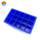 Large bpa free giant square whiskey chocolate rubber silicone ice cream maker ice cube tray shapes