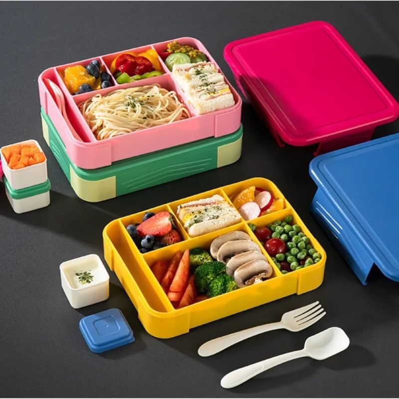 Sushi Harmless Silicone Food Box , Practical Silicone Sandwich Container